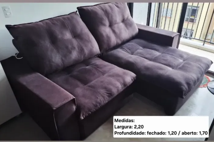 Vende-se SOFÁ RETRÁTIL (2,20 X 1,70 (aberto))