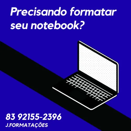 Formatação de notebooks e computadores