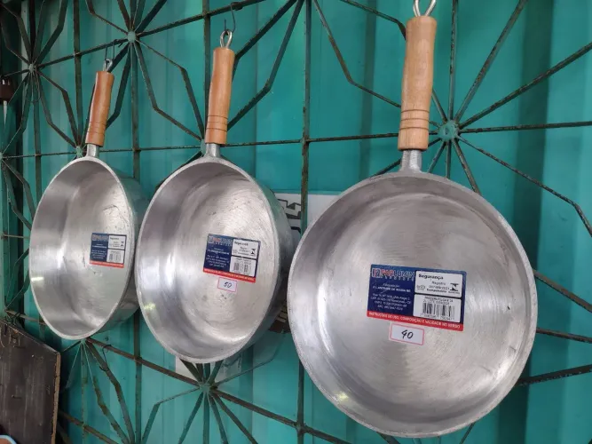 Frigideiras alumínio batido 