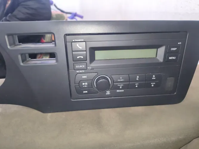 rádio som original Alpine com moldura integrada Honda city 2019