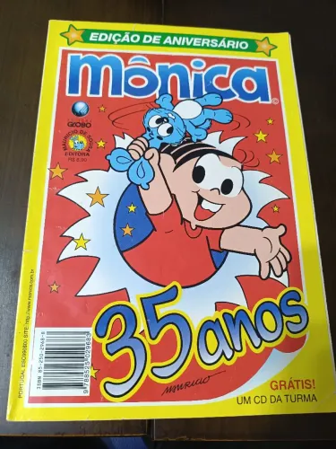 Gibi Mônica 35 anos - Edição Aniversário - Conservação Ótima
