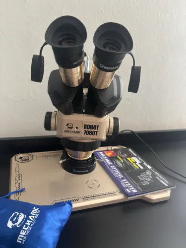 Microscópio trinocular Mechanic ROBOT 7060T