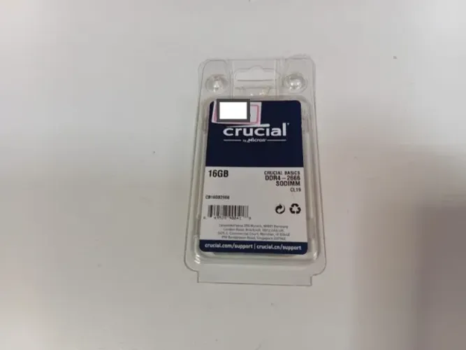 ? MEMÓRIA CRUCIAL DDR4 16GB 3200MHZ - NOVO + BARATO QUE NA INTERNET