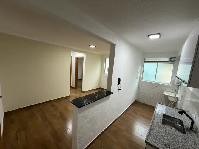 Apartamento para venda possui 47 metros quadrados com 2 quartos