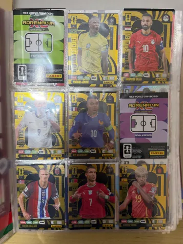 Coleção CARDS adrenalyn copa do mundo 2026