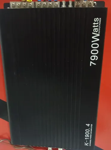 Módulo Amplificador som automotivo 7900watts 4 canais 2 Ohms e 2 canais brindge em 4 Ohms