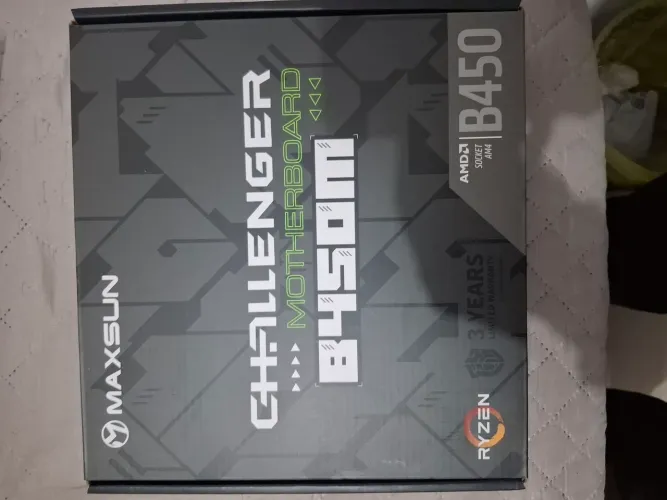 Placa mãe B450m Challenger Maxsun AM4
