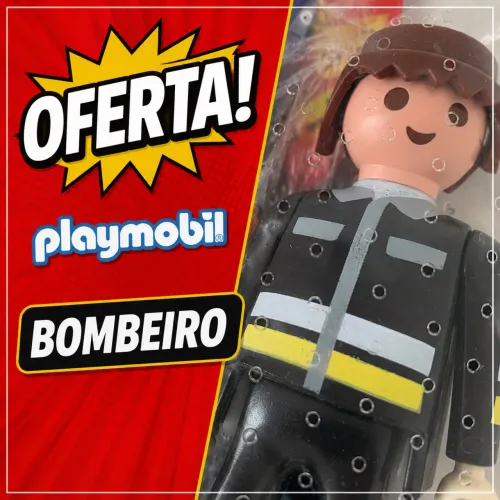 Playmobil Bombeiro Novo Lacrado