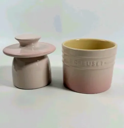 Pote Para Manteiga Rosa Pink Le Creuset