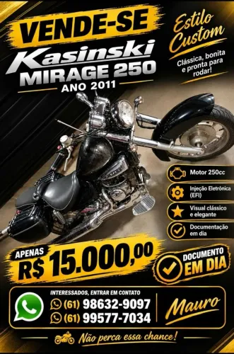 Vendo moto Kasinski Mirage 250