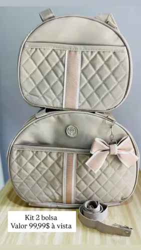 KIT 2 BOLSAS MATERNIDADE 