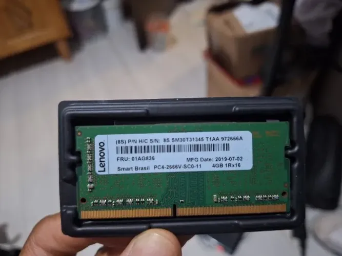 Memória ram ddr4 4g notebook
