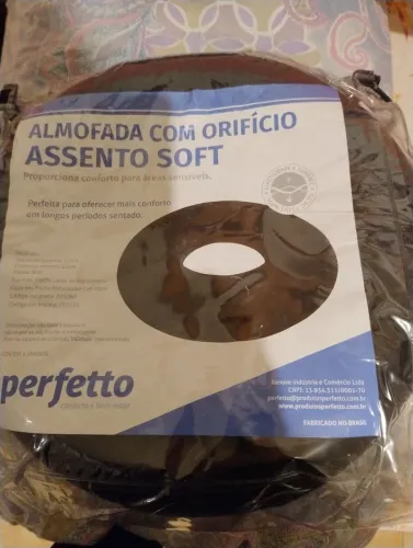 Almofada de assento com orificio