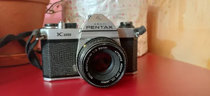Câmera analógica Pentax Assahi K1000 - 35mm