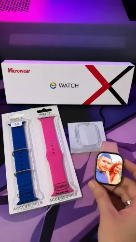 Smartwatch W10 PRO microwear / na compra ganhe uma pulseira de brinde.