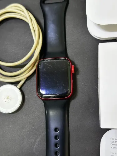 Apple Watch Series 6 44mm Red - OLX Pay - Vermelho - Parcelo 18x