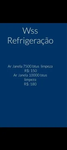 Limpeza de Ar Janela
