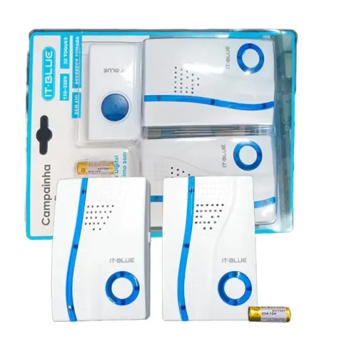 Campainha sem fio IT-BLUE SD-177A duplo