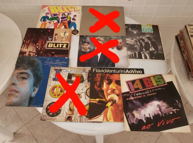 Discos de Vinil Rock Nacional Anos 80 e outros R$100 cada