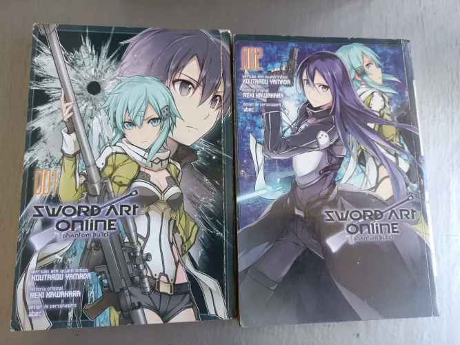 2 Mangás Sword Art Online Phantom bullet