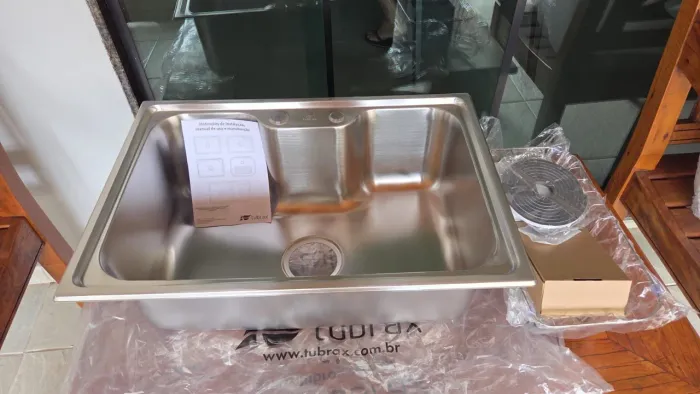 Tanque e Pia de Inox Tubrax (excelentes)