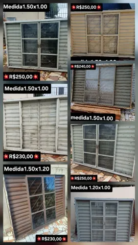 Vendo  Portas e Janelas várias medidas.