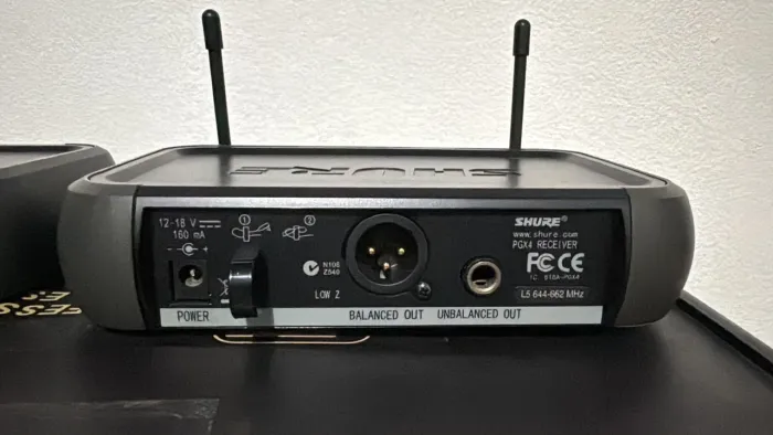 Microfone Shure sem fio