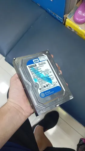 HD WD 500 GB pra ir logo!