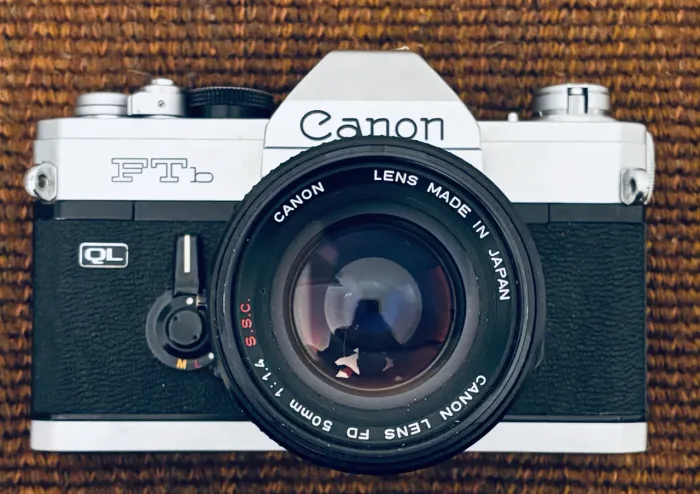 Câmara CANON FT b-Ql analógica 1968 