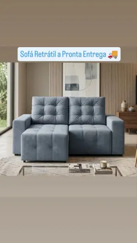 Show!!Belissimo Sofá Retrátil Apronta Entrega !!