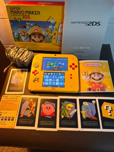 Nintendo 3DS 2DS Super Mario Maker Edition (CIB) - Raro e Impecável
