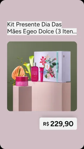 Kit Presente Dia Das Mães Egeo Dolce 