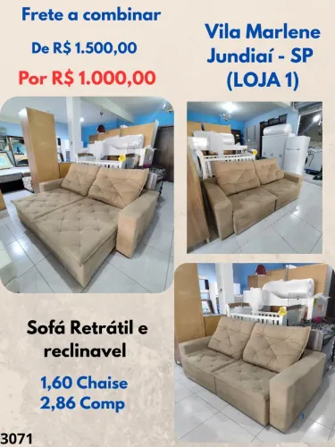 Sofá Retrátil e reclinavel 