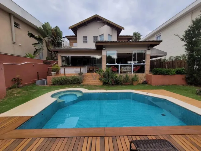 Casa à venda em Campinas, Alphaville Dom Pedro, com 4 suítes, com 332 m², Alphaville Dom P