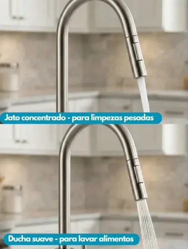 TORNEIRA MONOCOMANDO BANCADA GOURMET INOX