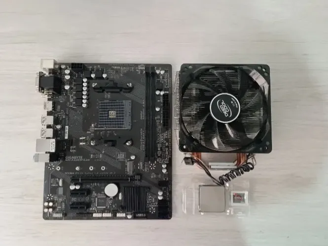 Kit Placa mãe+Cpu+Aircooler( Ler a descrição para mais informações)