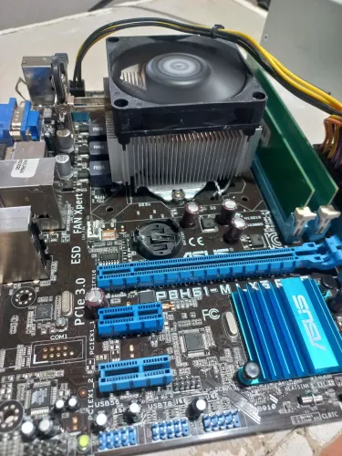 Kit placa mae + processador + memoria