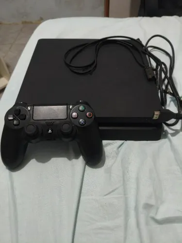Ps4 slim desbloqueado 1 tera 1 controle original