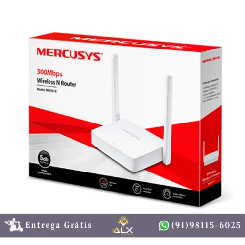 Roteador Wireless Mercusys n 300mbps Mw301r *ENTREGA GRÁTIS*