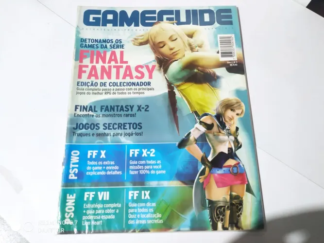 Revista Gameguide detonados série Final Fantasy
