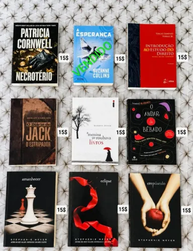 Livros Usados, porém em bom estado de conservação. 15 REAIS CADA UM
