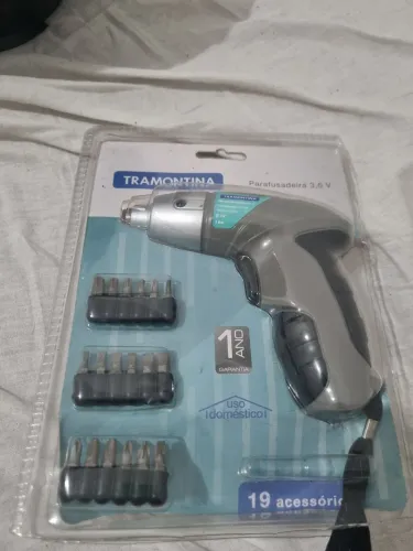 Parafusadeira Tramontina Original Completinha