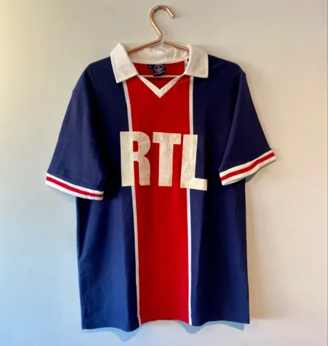 camisa retrô psg original temporada 80-81