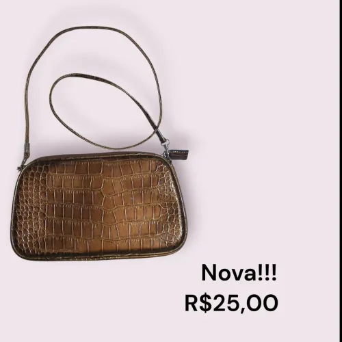 Bolsa de alça marrom nova