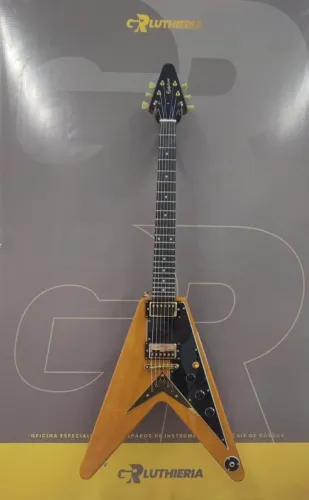 GUITARRA EPIPHONE FLYING V KORINA LTD EDITION. 2016