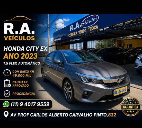 Honda City Sedan EX 1.5 Flex 16V 4P Aut. 2023