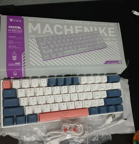 TECLADO MECANICO MACHENIKE K500 B61 MINI SWITCH RED