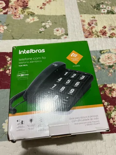 TELEFONE FIXO NÚMEROS GRANDES INTELBRAS