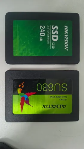 2 SSDs 2.5 SATA (240GB + 500GB)