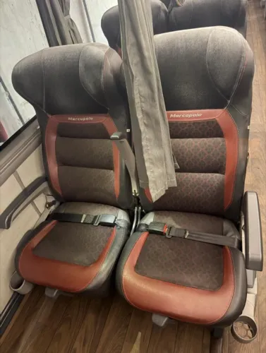 Poltrona bancada para ônibus Semi Leito